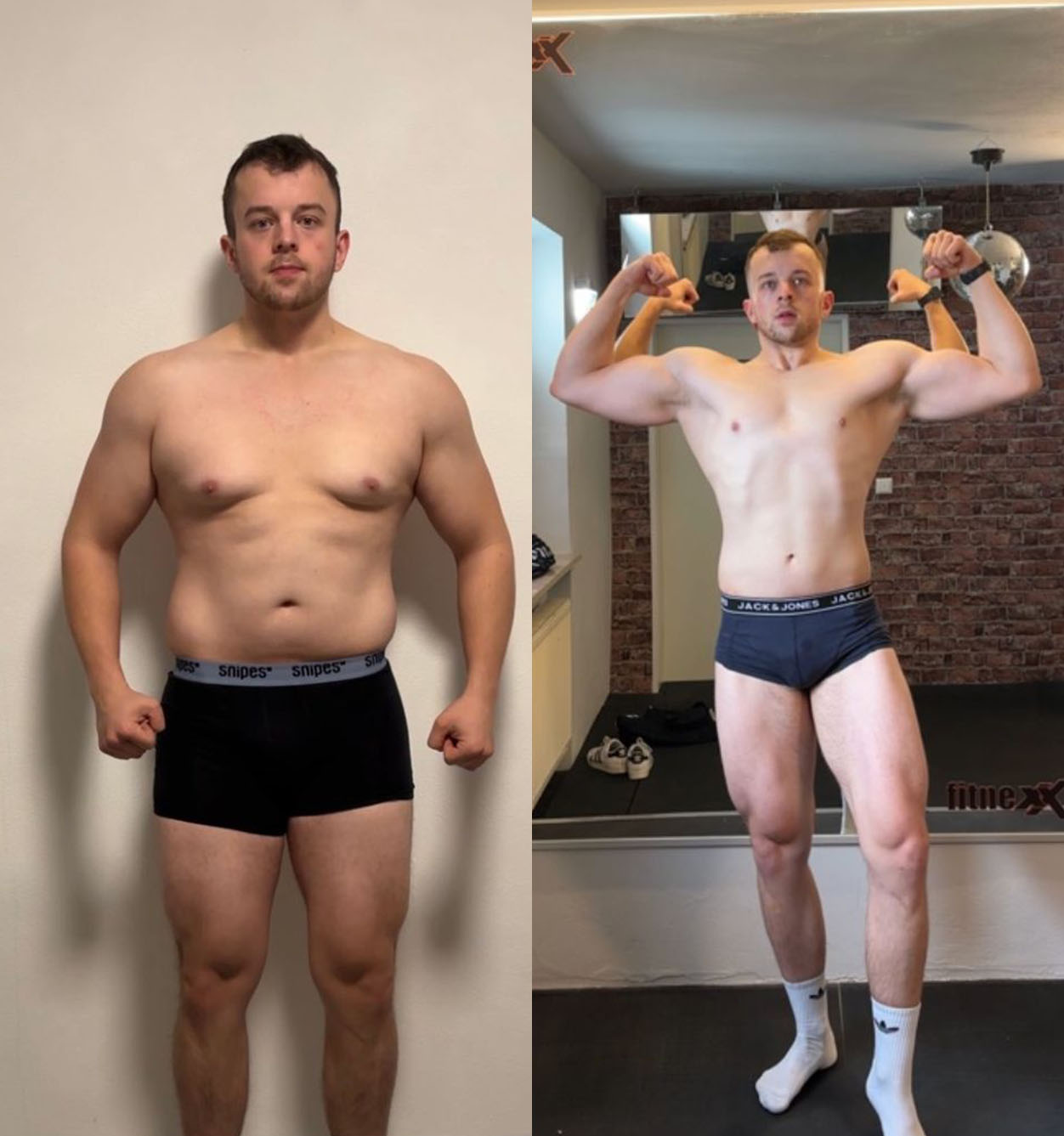 Vorher-Nachher Transformation Athlet 7