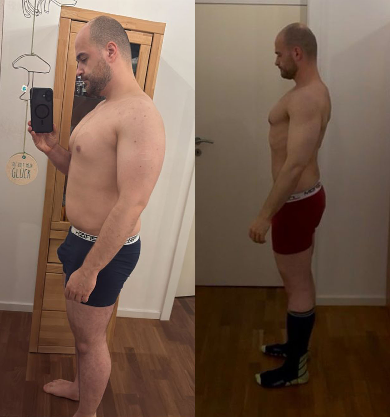 Vorher-Nachher Transformation Athlet 8